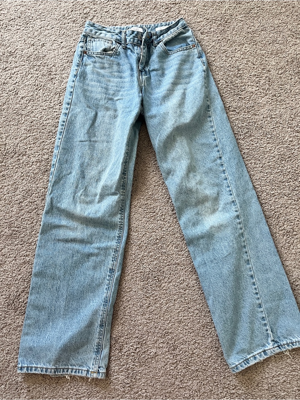 Girls Forever 21 Light Blue 90's Fit Denim Jeans - Size 24
